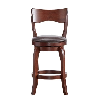 24" Calder Swivel Counter Height Barstool - Inspire Q 7 24" Calder Swivel Counter Height Barstool - Inspire Q - Image 5