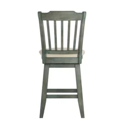 24" South Hill Spindle Back Swivel Counter Height Chair - Inspire Q -Inspire Q GUEST 7ff34d0b 2f79 4c9b 90df a533f0b6dde8