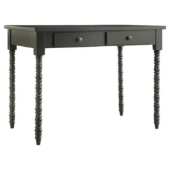 Elliott Wood Writing Desk With Drawers - Inspire Q -Inspire Q GUEST 80d42f2b 9a16 405d 964e 8b1d02cef318