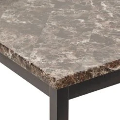 Quentin Faux Marble Counter Height Dining Table Black - Inspire Q -Inspire Q GUEST 8208bd3b 6d8e 4328 a924 7f0a18ba617b
