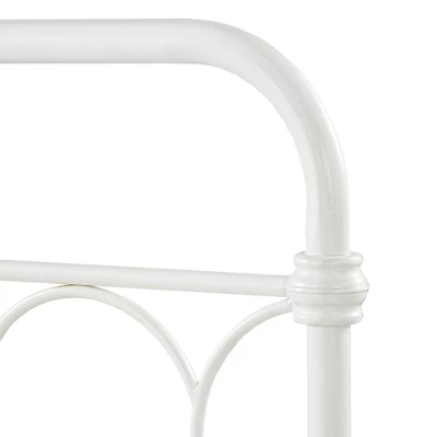 Twin Caledonia Metal Bed Antique White - Inspire Q 7 Twin Caledonia Metal Bed Antique White - Inspire Q - Image 5