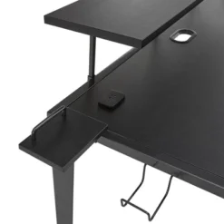 Juneau Metal Computer Desk With USB Charging Port And Adjustable Shelf Gray - Inspire Q -Inspire Q GUEST 89a9704e 67e0 41c7 add3 d304cc78682a