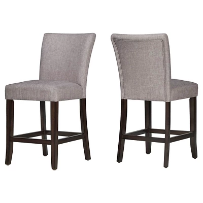Set Of 2 24" Quinby Counter Height Barstools Wood - Inspire Q 12 Set Of 2 24" Quinby Counter Height Barstools Wood - Inspire Q - Image 10