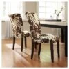Set Of 2 Quinby Parson Dining Chair Wood Brown Cowhide - Inspire Q 1 Set Of 2 Quinby Parson Dining Chair Wood Brown Cowhide - Inspire Q -Inspire Q GUEST 8b393a0a 8080 43dc aaef c700ec50d923