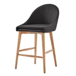 Set Of 2 24" Conrad Natural Danish Modern Counter Chair - Inspire Q -Inspire Q GUEST 8c5c56b7 3010 48a7 ad21 cb12690b2b24