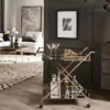Rosanne Champagne Bar Cart Gold - Inspire Q 2 Rosanne Champagne Bar Cart Gold - Inspire Q -Inspire Q GUEST 8db1fcc2 2384 4447 ba5d e0923e4668ee