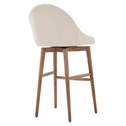 Set Of 2 29" Conrad Walnut Modern Swivel Barstools - Inspire Q -Inspire Q GUEST 8f2429fc 30b6 4b01 b0d3 4988b75521be