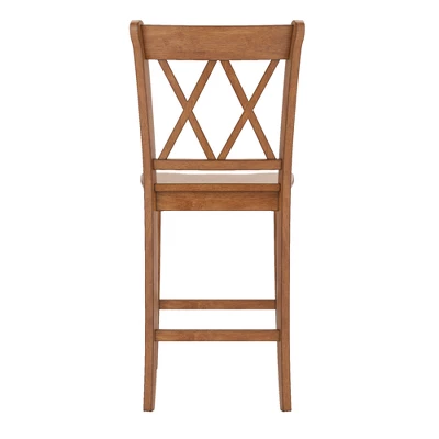 2pk 24" South Hill Double X Back Counter Height Barstools - Inspire Q 5 2pk 24" South Hill Double X Back Counter Height Barstools - Inspire Q - Image 3