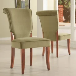 Set Of 2 Pershing Dining Chair Wood - Inspire Q -Inspire Q GUEST 91aa6bc3 d127 408f 8c33 a2bf93eb91da