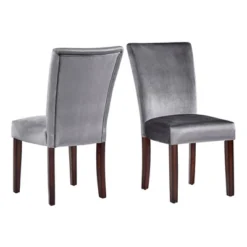 Set Of 2 Quinby Upholstered Parson Dining Chairs - Inspire Q -Inspire Q GUEST 9783df66 aa34 4ce1 a617 3d5395db4cef