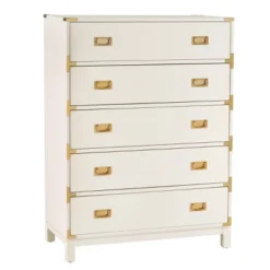 Borden Campaign 5 Drawer Chest - Inspire Q -Inspire Q GUEST 9a739c34 ee98 4304 99dc 7c354a1d655d