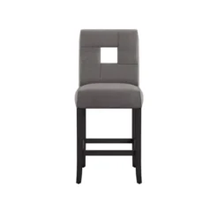 Set Of 2 Phelan Keyhold Counter Height Barstool Smoke - InspireQ -Inspire Q GUEST 9d02c782 df29 417d a7f1 83596f6a1047