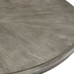 45"W Nowell Round Dining Table Iron/Gray Finish - Inspire Q -Inspire Q GUEST 9db06243 6f94 4527 96e0 0b24c296669d