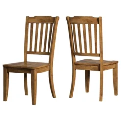 South Hill Slat Back Dining Chair 2 In Set - Inspire Q® -Inspire Q GUEST 9e17c8d4 69d6 4391 8bba 971a689402be