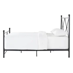 Queen Nelley Double X Bed Black - Inspire Q -Inspire Q GUEST 9e2c20dd 0e0d 4246 a3ba 5bf3ccaed975