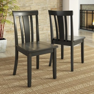 Inspire Q 2pk Keenan Slat Back Dining Chairs Finish 6 Inspire Q 2pk Keenan Slat Back Dining Chairs Finish - Image 4