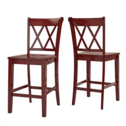 2pk 24" South Hill Double X Back Counter Height Barstools - Inspire Q 20 2pk 24" South Hill Double X Back Counter Height Barstools - Inspire Q -Inspire Q GUEST a5ff83d4 6e13 4ccd ba3f fa5c405b579e
