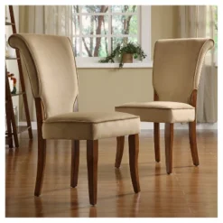 Set Of 2 Pershing Dining Chair Wood Peat - Inspire Q -Inspire Q GUEST a78f9bd0 5b66 448a 8add 39e8136692bd
