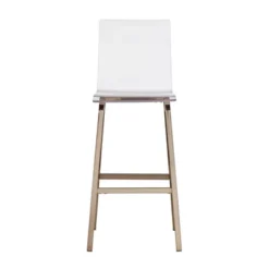 Set Of 2 29" Alta Modern Barstools Champagne Gold - Inspire Q -Inspire Q GUEST ac98f95c e3ea 4401 a111 056bcd126dd0