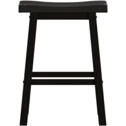 Set Of 2 24" Watkins Saddle Seat Backless Counter Height Barstools - Inspire Q 15 Set Of 2 24" Watkins Saddle Seat Backless Counter Height Barstools - Inspire Q -Inspire Q GUEST ae148f9f 9f2f 40d7 b39e 57f6963d283b