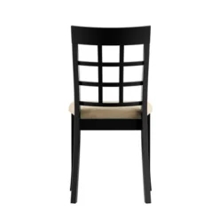 Set Of 2 Kensington Lattice Back Dining Chairs Black - Inspire Q 11 Set Of 2 Kensington Lattice Back Dining Chairs Black - Inspire Q -Inspire Q GUEST ae8f59dc 56db 4ce5 9309 5dece981ebc0