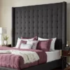 84" Madison Wingback High Headboard - Inspire Q -Inspire Q GUEST aeb323b8 8a20 435e a75e 038c0f9036ba
