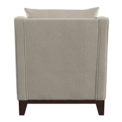 Madge Tweed Accent Chair Oatmeal - Inspire Q -Inspire Q GUEST b20eac21 74b7 4a14 b1e7 7852fa176861