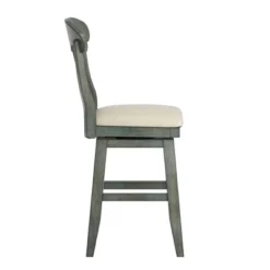 24" South Hill Napoleon Back Swivel Counter Height Chair - Inspire Q -Inspire Q GUEST b3ffb0f9 8c82 4fc5 be17 23557f286698