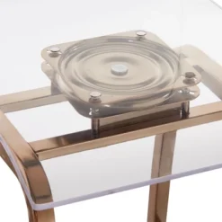 Set Of 2 29" Alta Modern Barstools Champagne Gold - Inspire Q -Inspire Q GUEST b6443c73 a176 4b1b a602 3824a53c4e47