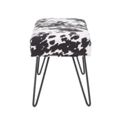 Hewett Metal Bench Light Brown - Inspire Q -Inspire Q GUEST ba5f108f bee7 456d 968c 88a3fe456136