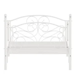 Twin Metal Platform Bed White - Inspire Q 11 Twin Metal Platform Bed White - Inspire Q -Inspire Q GUEST bcf1b3ad 674f 45e0 946e 25ba514a298c