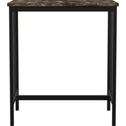 3pc Avery Faux Marble Top Metal Counter Height Dining Set Black - Inspire Q -Inspire Q GUEST c0bc1d3e f0e2 4cb9 b09e 9df2d6f6e89d