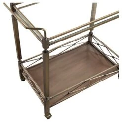 Evelyn Metal And Glass Bar Cart Antique Brass - Inspire Q 8 Evelyn Metal And Glass Bar Cart Antique Brass - Inspire Q -Inspire Q GUEST c2dc205b 8da2 4a98 8211 c557d6809e11