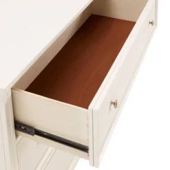 Leavitt Linen Drawer Face Dresser Beige - Inspire Q -Inspire Q GUEST c6037674 99cc 471d 975b f8f0dc0c5f64