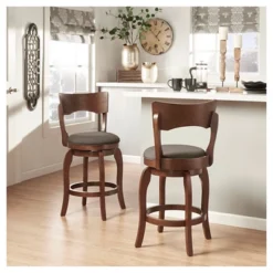 24" Calder Swivel Counter Height Barstool - Inspire Q 9 24" Calder Swivel Counter Height Barstool - Inspire Q -Inspire Q GUEST c79f26ef 714d 45c0 9330 2fb30c4661ba