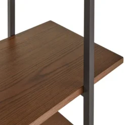 Nathyn 5 Shelf X Back Metal Post Bookshelf - Inspire Q 10 Nathyn 5 Shelf X Back Metal Post Bookshelf - Inspire Q -Inspire Q GUEST c8b9ef70 9e23 4136 b8fc 16fe6cf4a0f1