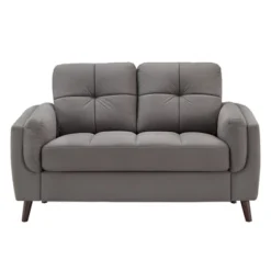 Inspire Q Deacon Loveseat Gray -Inspire Q GUEST ceda337b 7b58 44de b29a 06c8aa57dcc4