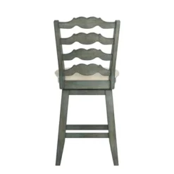 24" South Hill French Ladder Back Swivel Counter Height Chair - Inspire Q -Inspire Q GUEST cf5c7d5e 0302 4188 a8a6 ba3aafe2ffa7