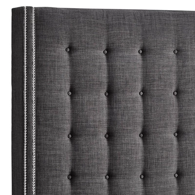 84" Madison Wingback High Headboard - Inspire Q 5 84" Madison Wingback High Headboard - Inspire Q - Image 3