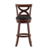 30" Fleta Dark Cherry X Back Swivel Barstool Black - Inspire Q 1 30" Fleta Dark Cherry X Back Swivel Barstool Black - Inspire Q -Inspire Q GUEST d1710697 c82c 4598 afa4 3e83fbc2dd1a