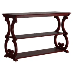 Ravenswood Carved Detail Console Table - Inspire Q® -Inspire Q GUEST d2b286f1 6725 4328 b91a 1d934d5f91e8