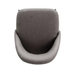 24" Set Of 2 Ragan Metal Fabric Swivel Counter Height Barstools Gray - Inspire Q -Inspire Q GUEST d5449573 5003 4ad6 bf2c 422e9edd3c3c