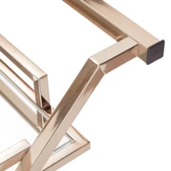 Rosanne Champagne Bar Cart Gold - Inspire Q 15 Rosanne Champagne Bar Cart Gold - Inspire Q -Inspire Q GUEST d90de725 b334 441b 971f 038e829a860c