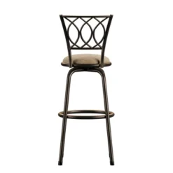 Set Of 3 Camilla Adjustable Swivel Barstool Scroll Back Peat Brown - Inspire Q 11 Set Of 3 Camilla Adjustable Swivel Barstool Scroll Back Peat Brown - Inspire Q -Inspire Q GUEST db13c799 96dd 47d6 a8e8 880da9acf8f5