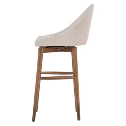 Set Of 2 29" Conrad Walnut Modern Swivel Barstools - Inspire Q -Inspire Q GUEST de574a16 6540 40e5 b3b8 fb8aaef48162