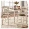 Set Of 2 24" Countryside Counter Height Barstools Antique White - Inspire Q