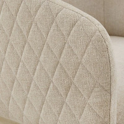 Audrey Heathered Dining Chair Beige - Inspire Q 7 Audrey Heathered Dining Chair Beige - Inspire Q - Image 5