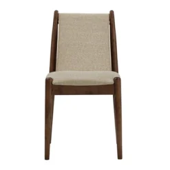Set Of 2 Mckinley Walnut Finish Cocoa Fabric Dining Chairs Walnut - Inspire Q 13 Set Of 2 Mckinley Walnut Finish Cocoa Fabric Dining Chairs Walnut - Inspire Q -Inspire Q GUEST e49c3b14 b938 4b89 9eef 9eedeb406b6b