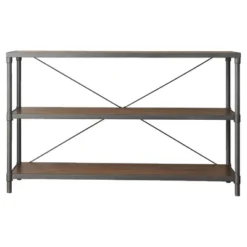 Webster Mixed TV Stand For TVs Up To 50" Brown - Inspire Q