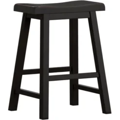 Set Of 2 24" Watkins Saddle Seat Backless Counter Height Barstools - Inspire Q 14 Set Of 2 24" Watkins Saddle Seat Backless Counter Height Barstools - Inspire Q -Inspire Q GUEST e7a61645 e8db 4ff8 bee7 438661ead2db